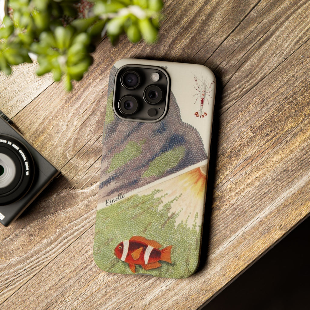 Vintage Clownfish Ocean Tough Phone Case