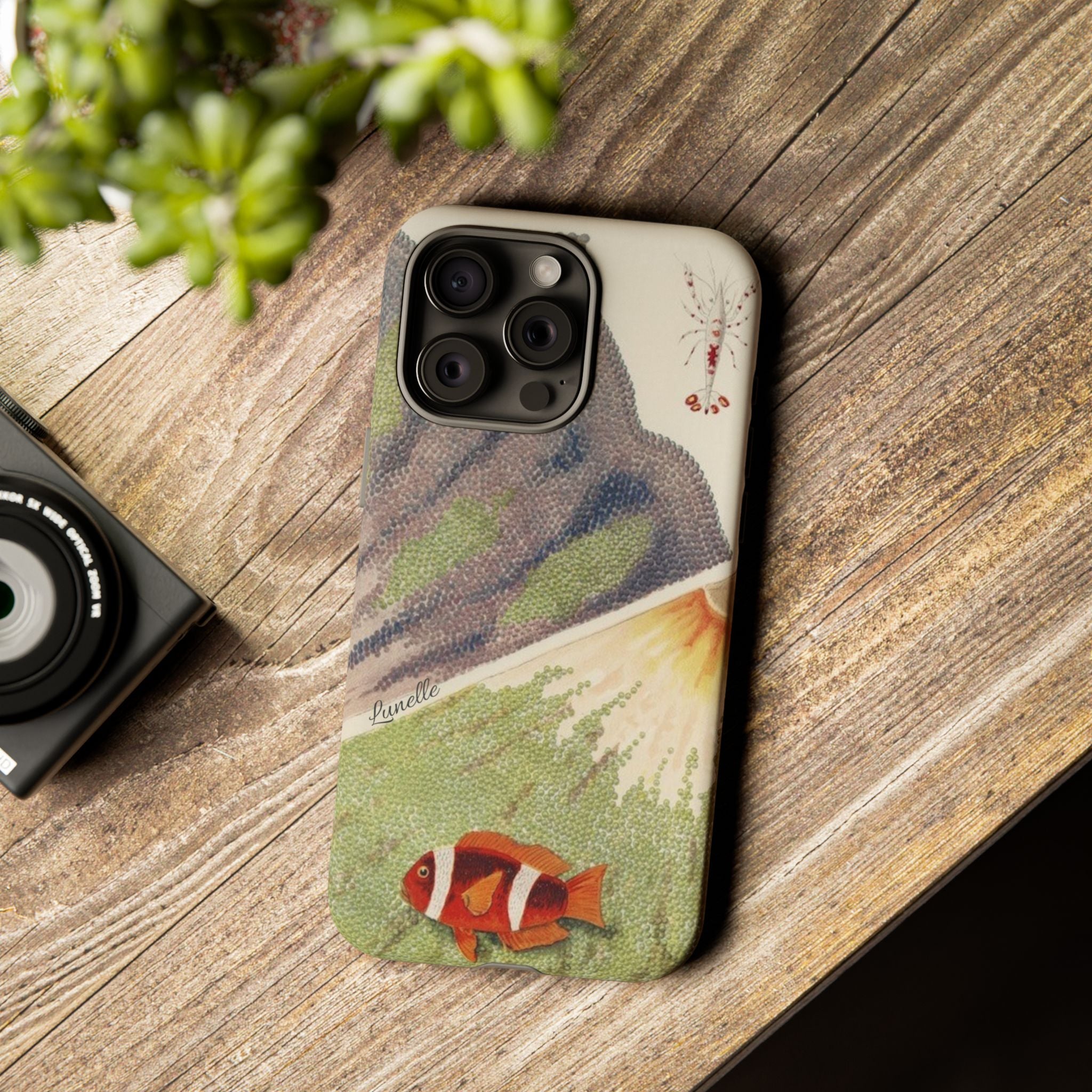 Vintage Clownfish Ocean Tough Phone Case