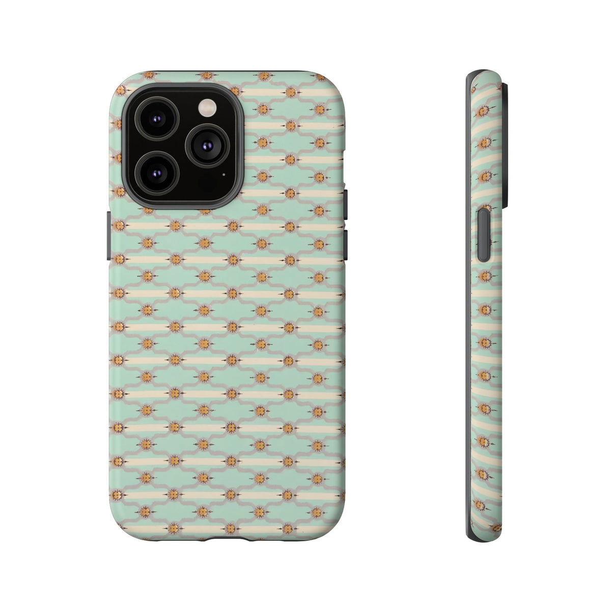 Vintage Daisy Pattern | Tough Phone Case