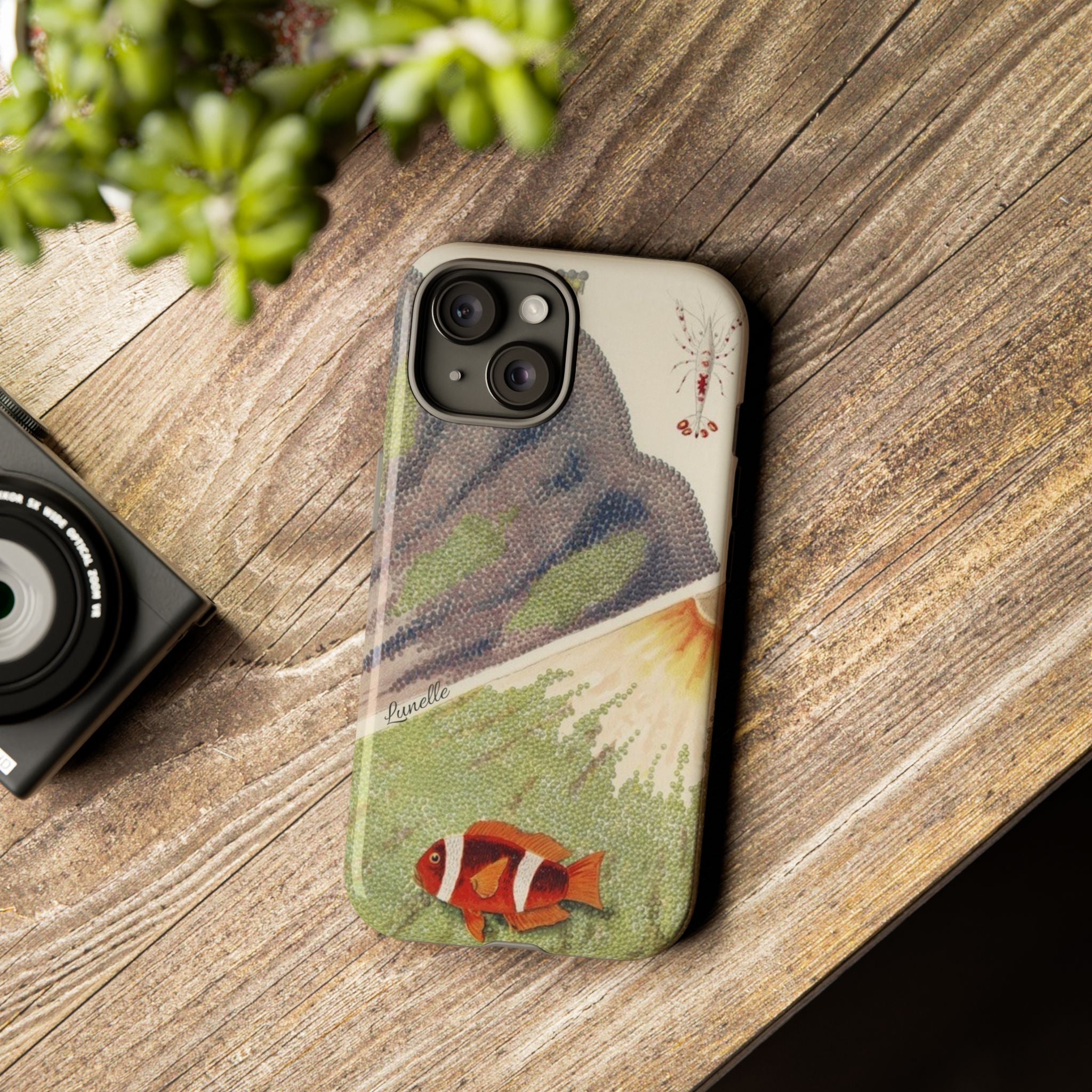 Vintage Clownfish Ocean Tough Phone Case