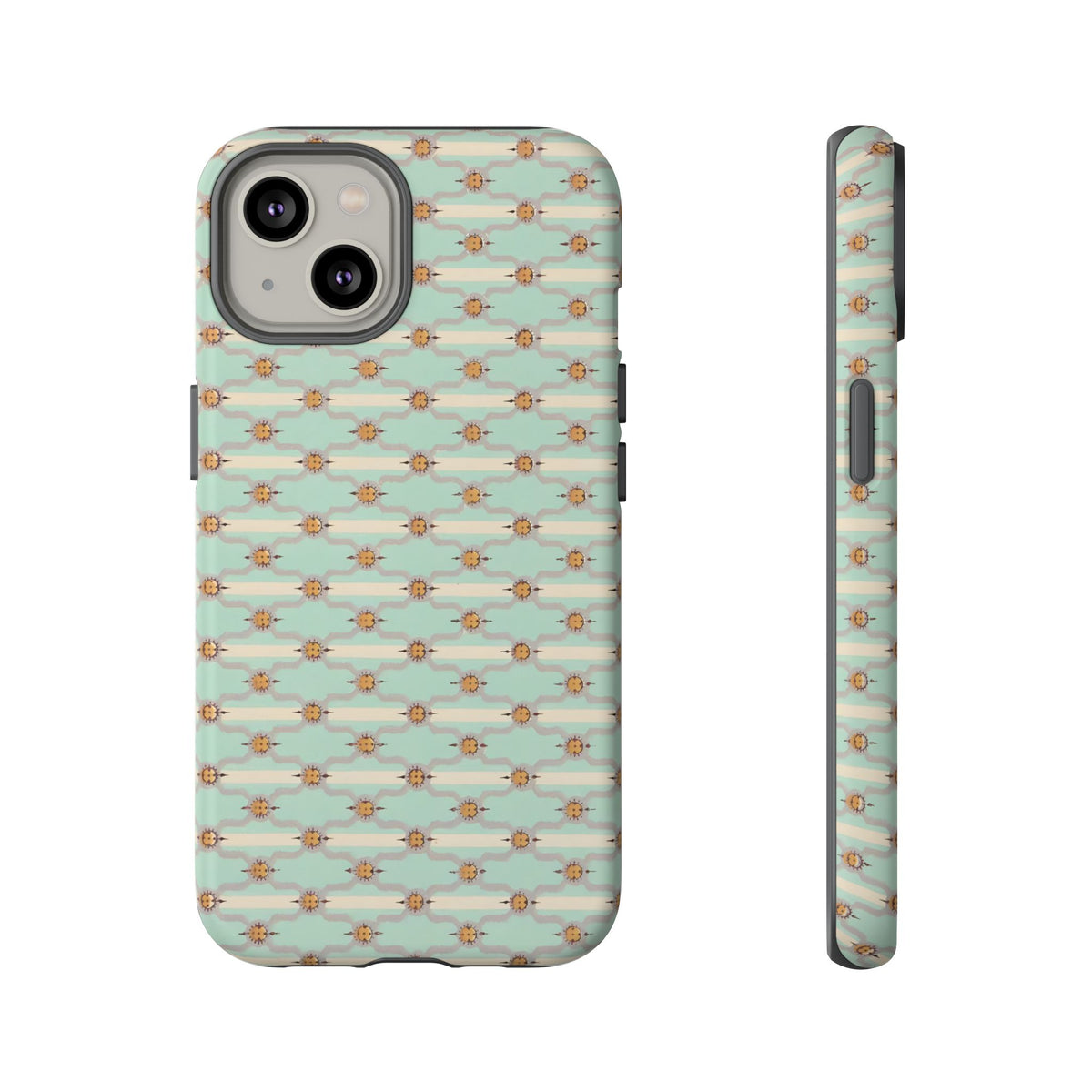Vintage Daisy Pattern | Tough Phone Case