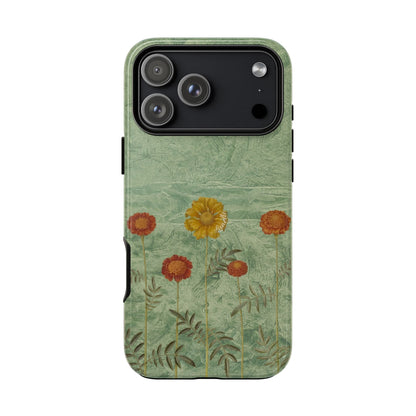 Sage Green Floral | Tough Phone Case