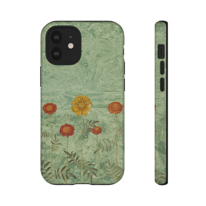 Sage Green Floral | Tough Phone Case