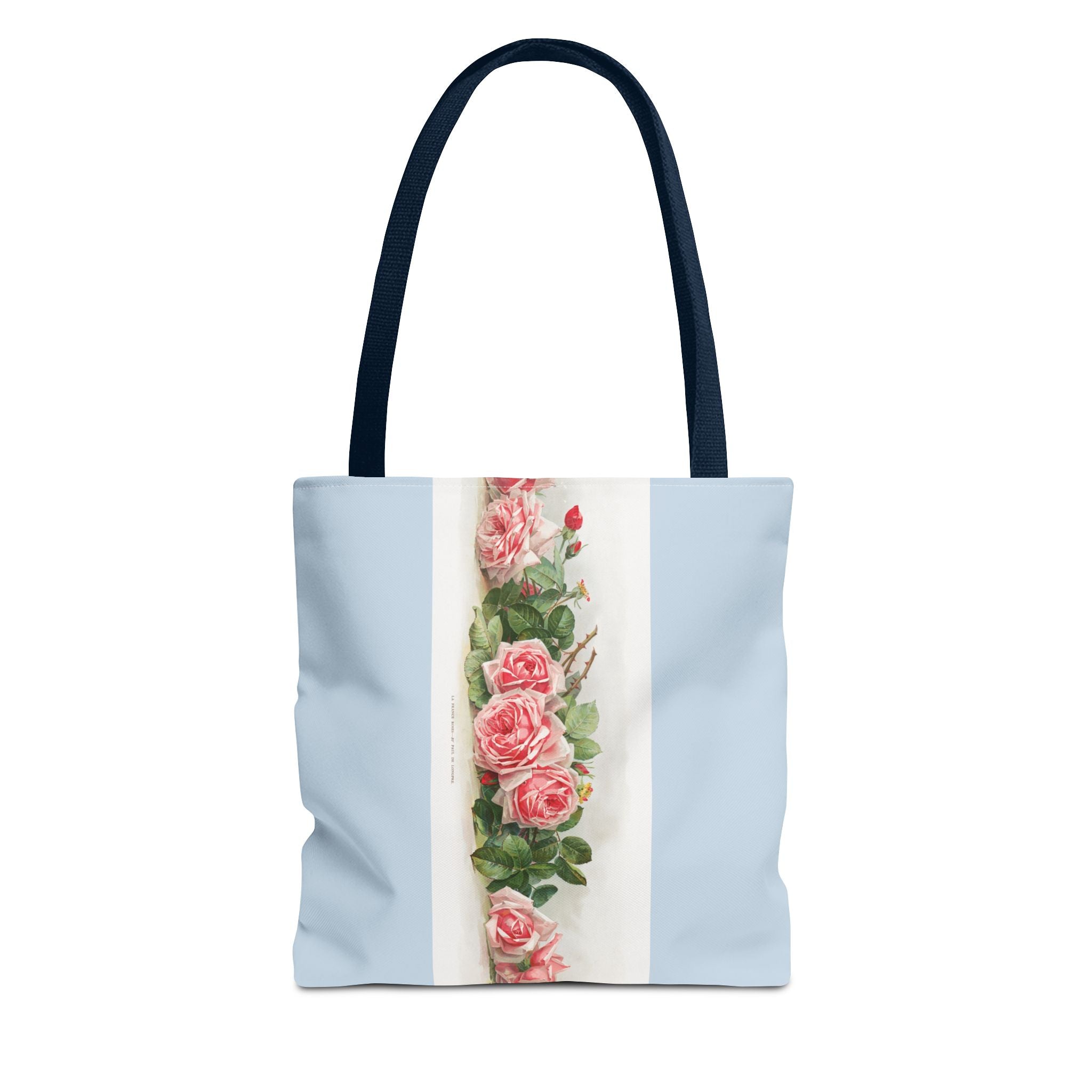 Vintage Rose Floral Tote Bag | Botanical Shopping Bag | Cottagecore Book Tote | Aesthetic Reusable Market Bag | Gift for Her
