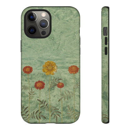 Sage Green Floral | Tough Phone Case