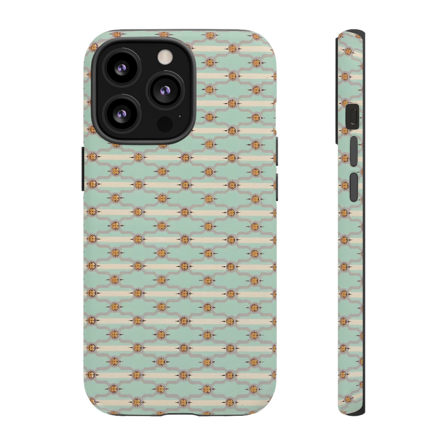 Vintage Daisy Pattern | Tough Phone Case