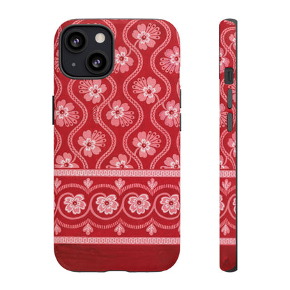 Crimson Floral | Tough Phone Case