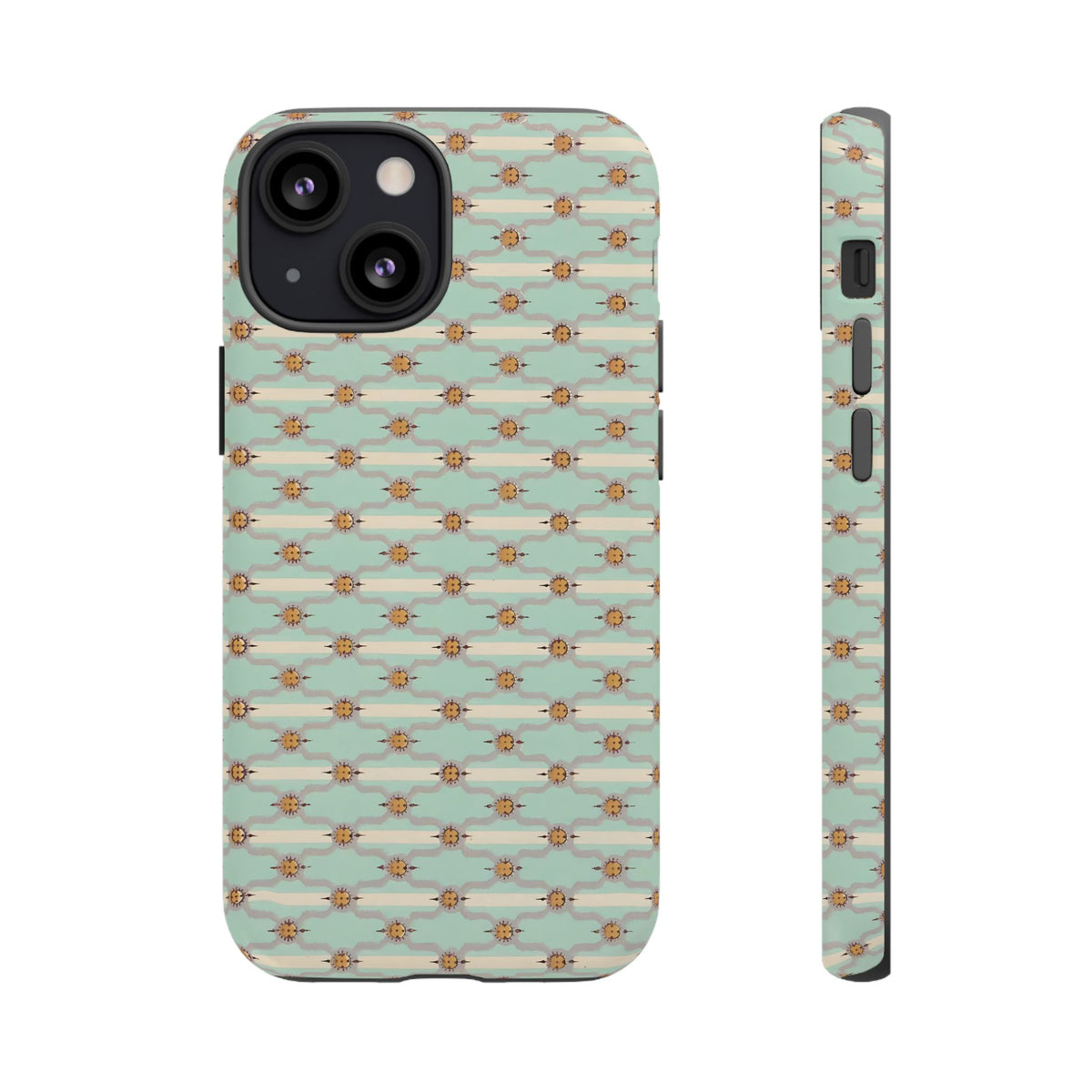 Vintage Daisy Pattern | Tough Phone Case