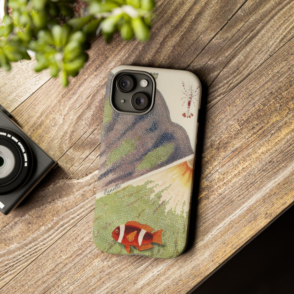 Vintage Clownfish Ocean Tough Phone Case