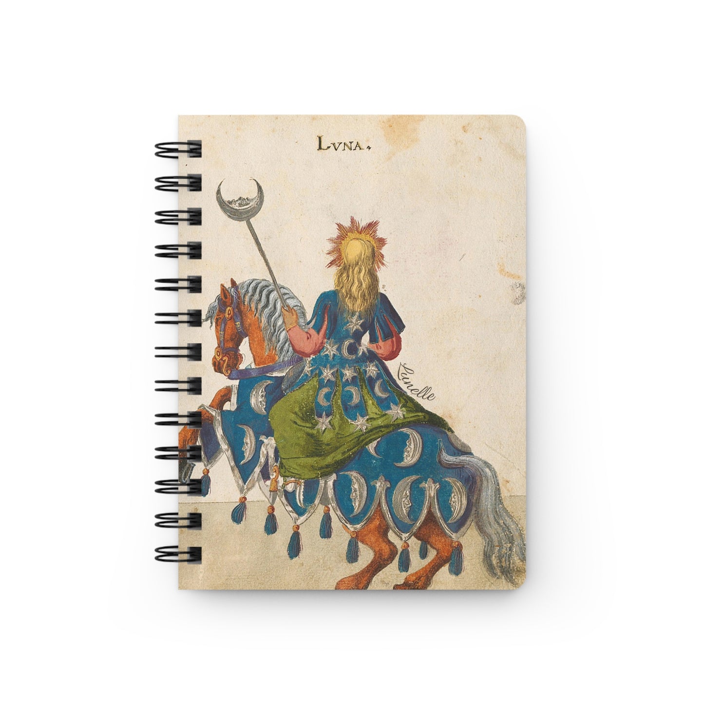 The Dance of Sol & Luna | Spiral Notebook