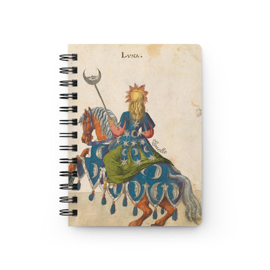 The Dance of Sol & Luna | Spiral Notebook