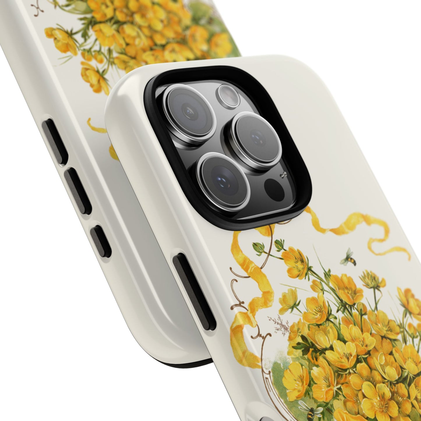 Golden Ribbon Bouquet | Tough Phone Case