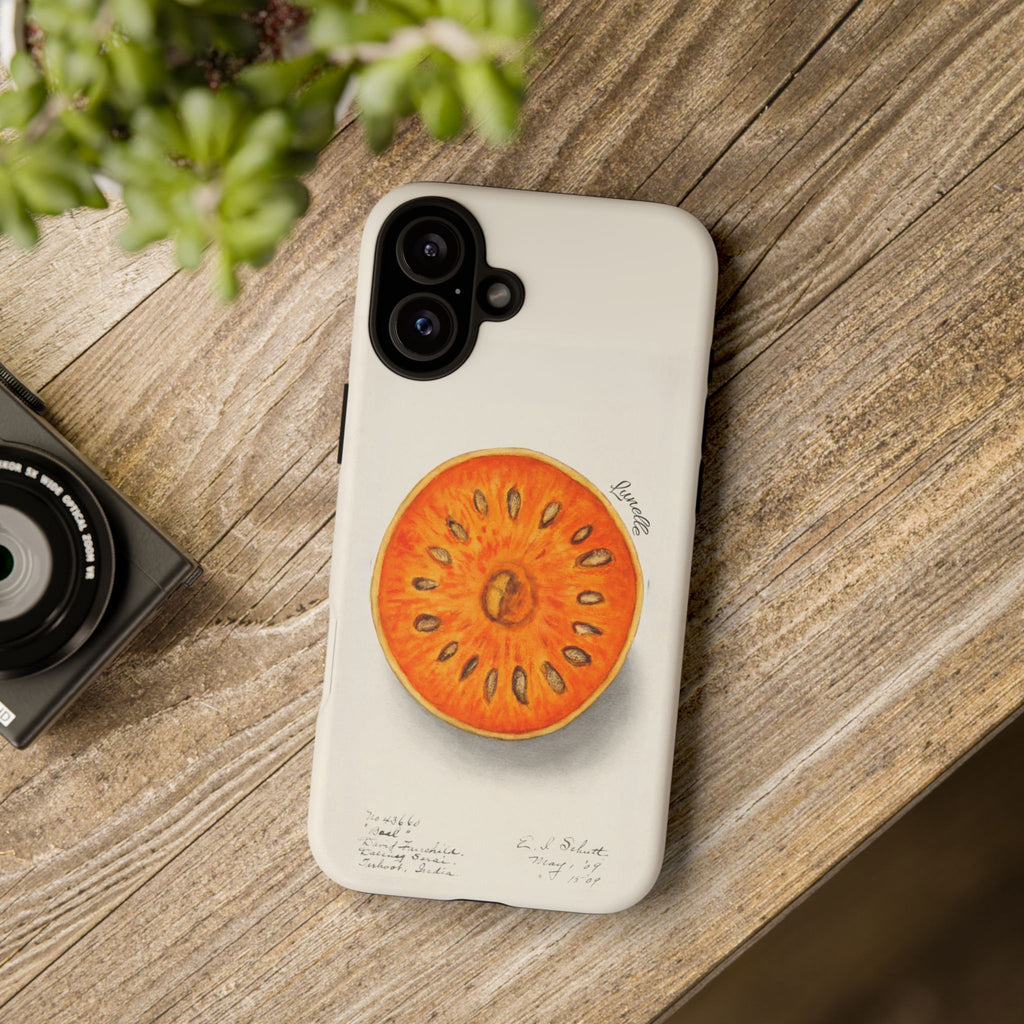 Vintage Botanical Orange Slice Tough Phone Case