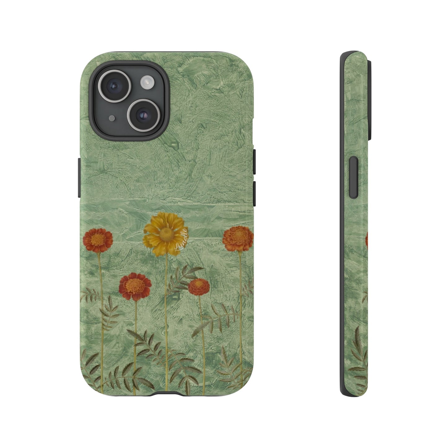 Sage Green Floral | Tough Phone Case