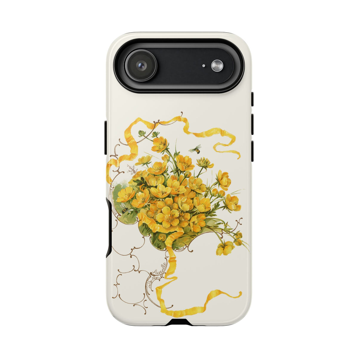 Golden Ribbon Bouquet | Tough Phone Case