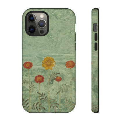 Sage Green Floral | Tough Phone Case