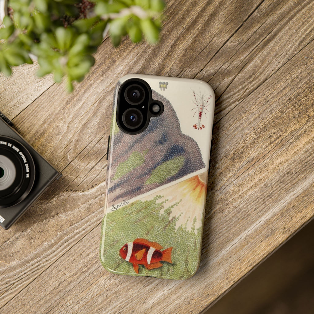 Vintage Clownfish Ocean Tough Phone Case