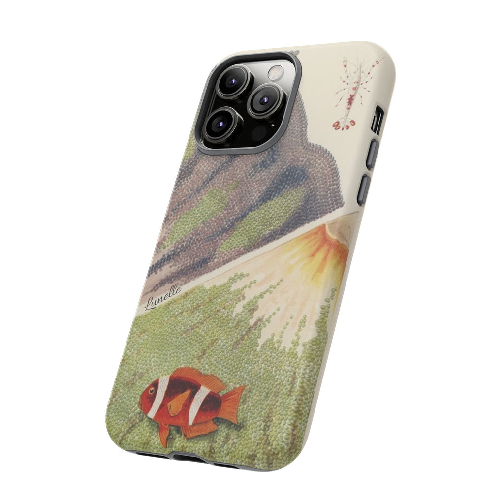 Vintage Clownfish Ocean Tough Phone Case