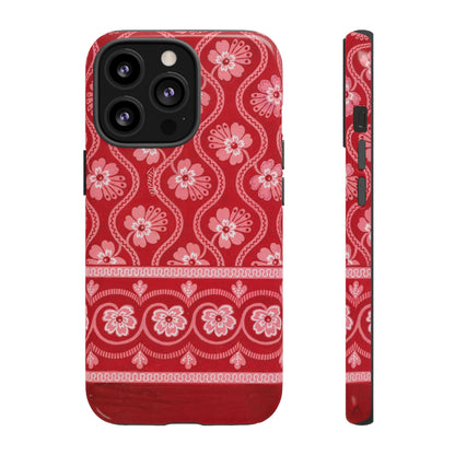 Crimson Floral | Tough Phone Case