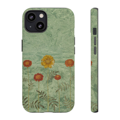 Sage Green Floral | Tough Phone Case