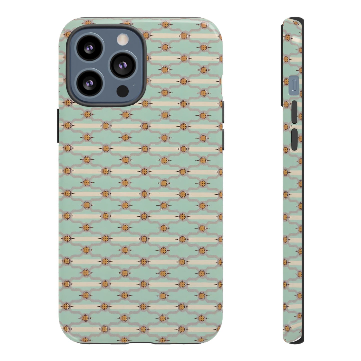 Vintage Daisy Pattern | Tough Phone Case