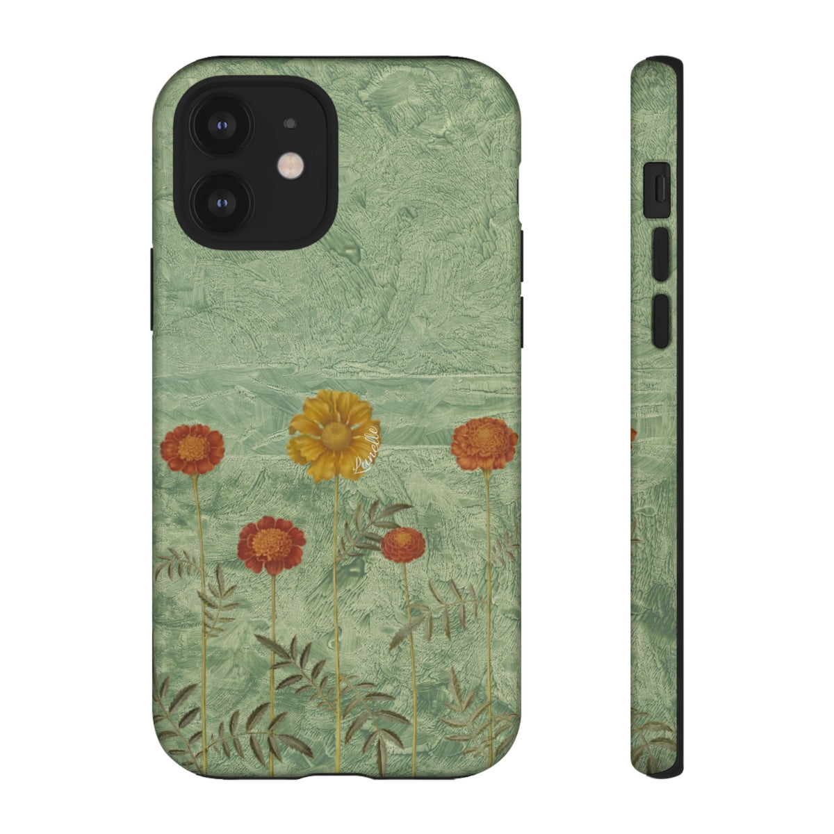 Sage Green Floral | Tough Phone Case
