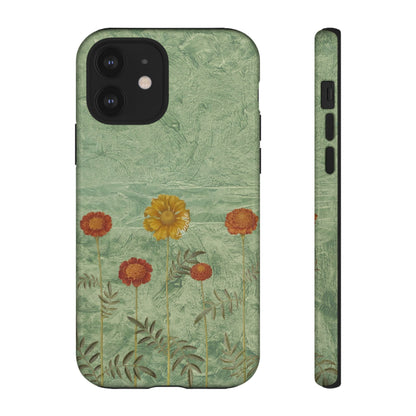 Sage Green Floral | Tough Phone Case