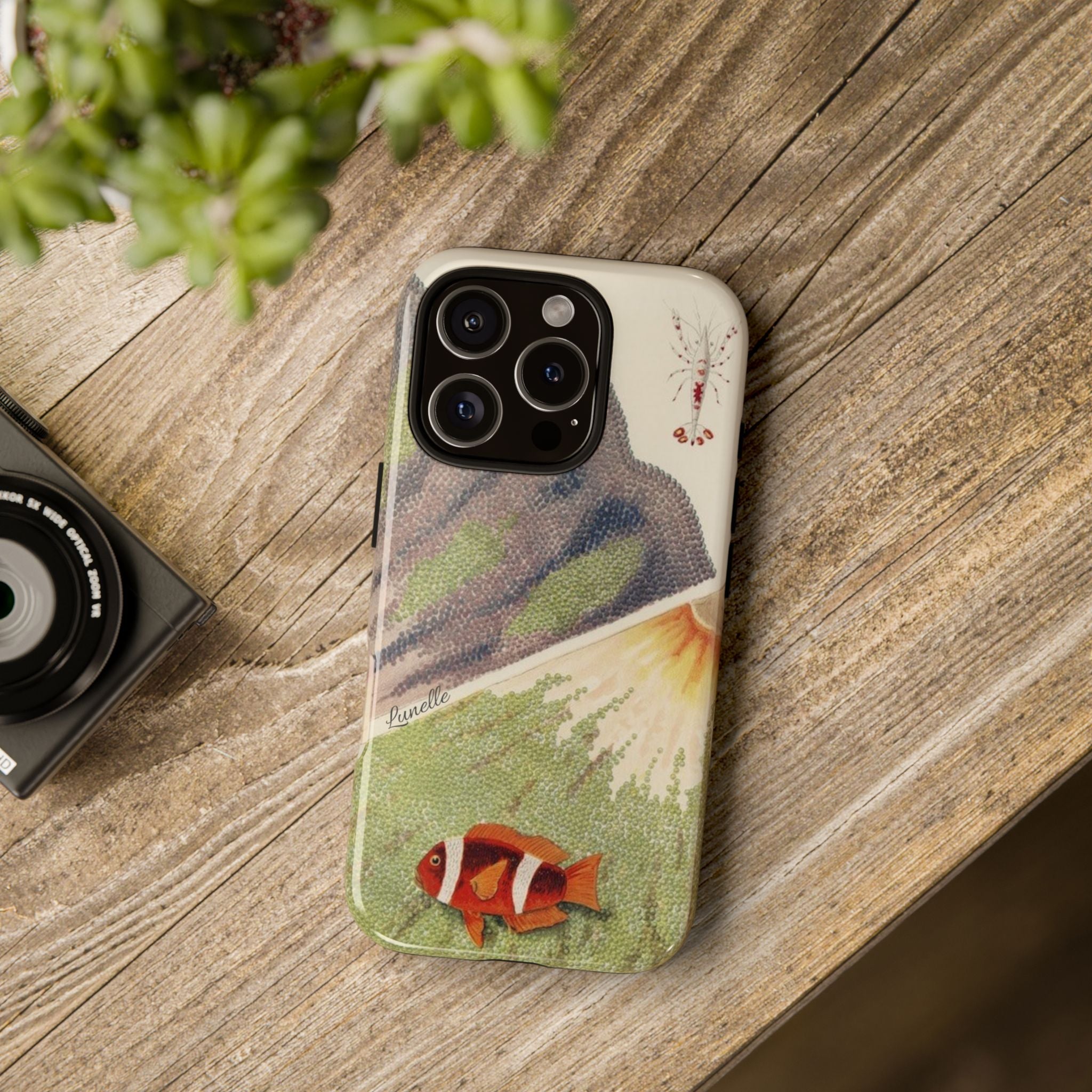 Vintage Clownfish Ocean Tough Phone Case