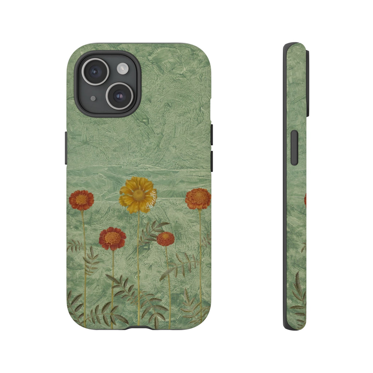 Sage Green Floral | Tough Phone Case