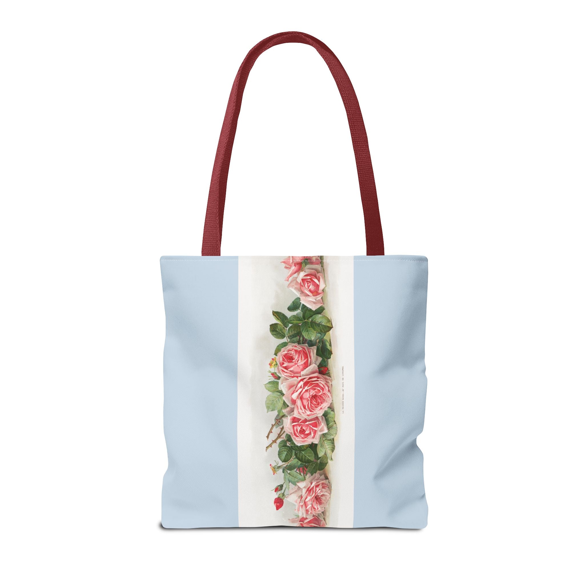 Vintage Rose Floral Tote Bag | Botanical Shopping Bag | Cottagecore Book Tote | Aesthetic Reusable Market Bag | Gift for Her