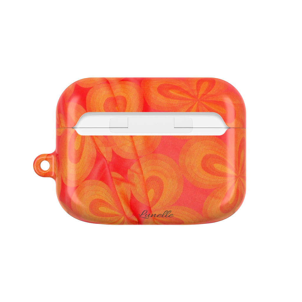 Retro Orange Swirl | AirPods Case