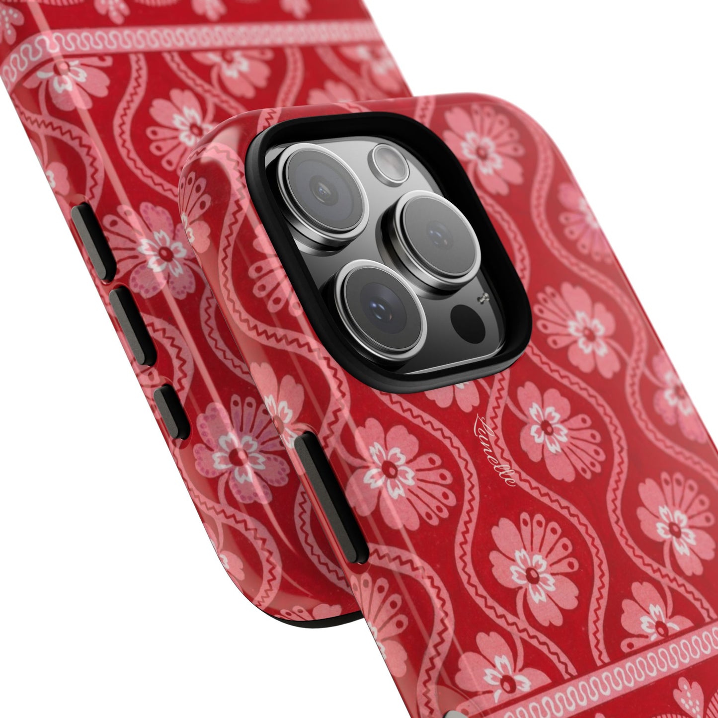 Crimson Floral | Tough Phone Case