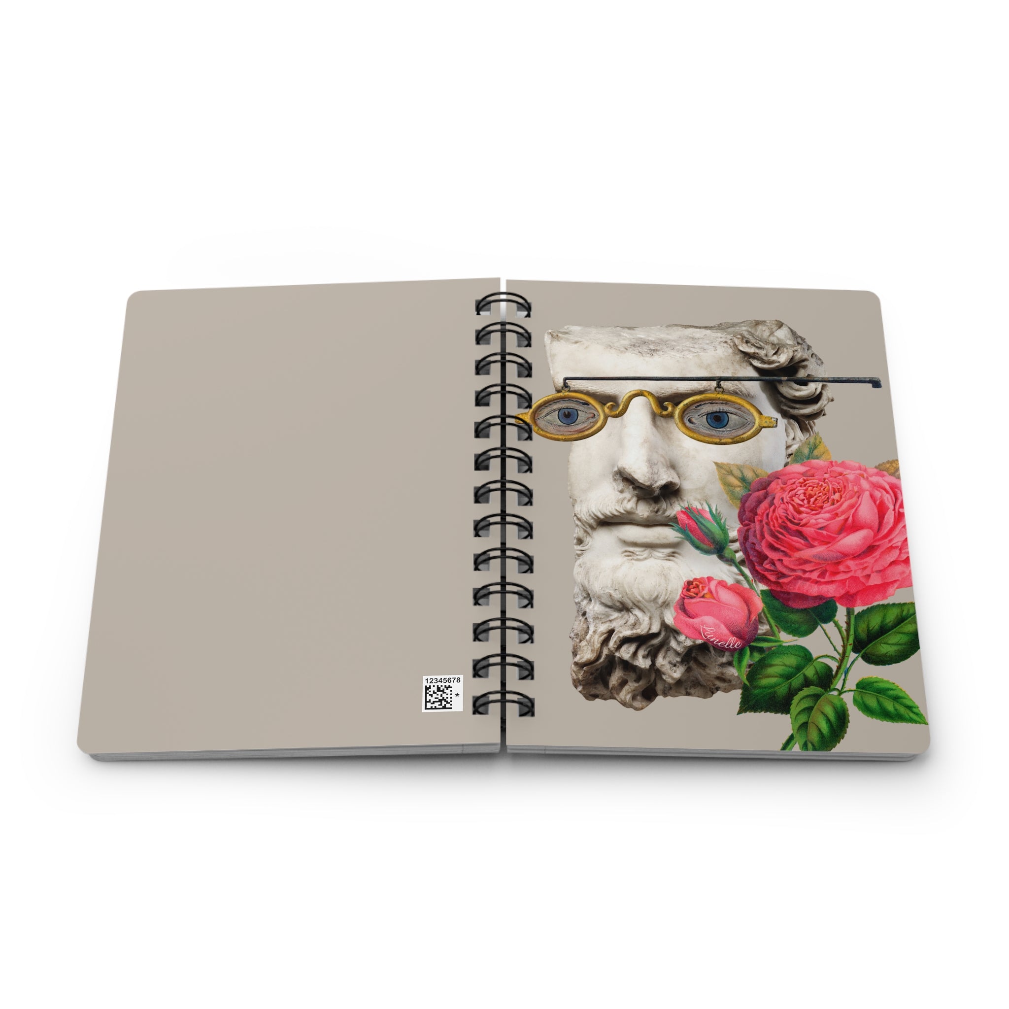 RoseColored Philosopher | Spiral Notebook