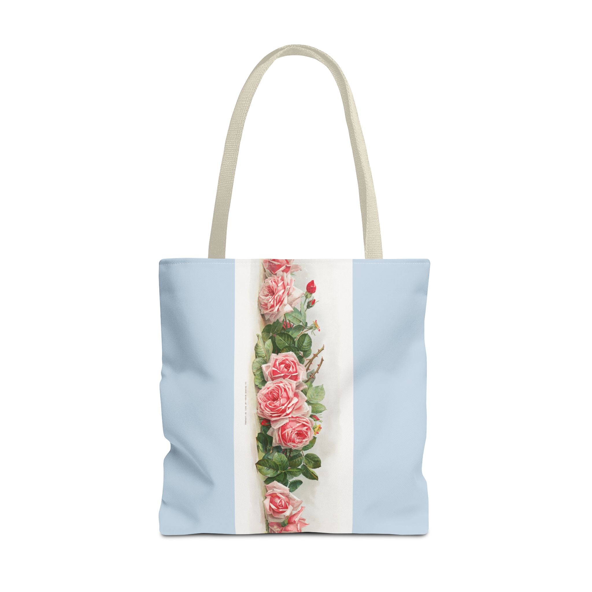 Vintage Rose Floral Tote Bag | Botanical Shopping Bag | Cottagecore Book Tote | Aesthetic Reusable Market Bag | Gift for Her