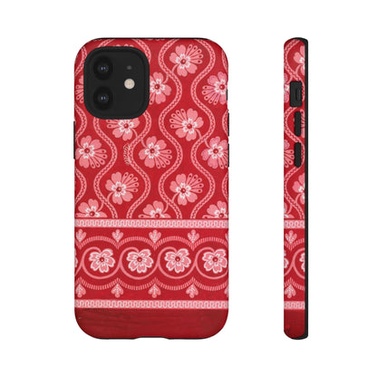 Crimson Floral | Tough Phone Case