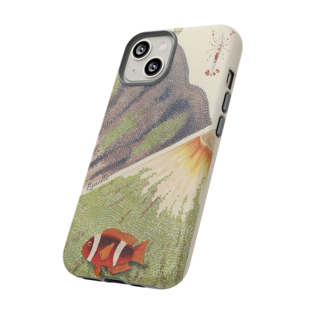Vintage Clownfish Ocean Tough Phone Case