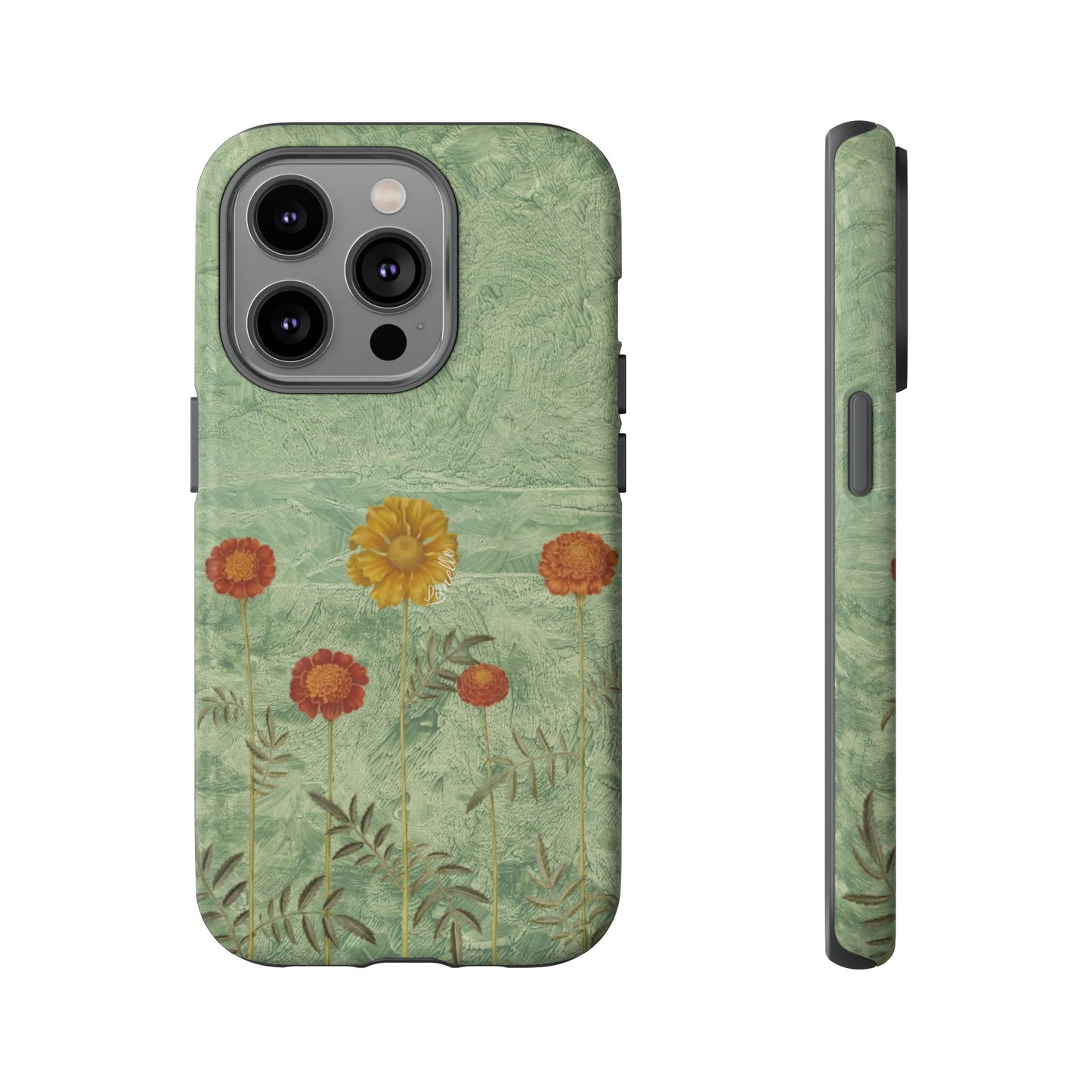 Sage Green Floral | Tough Phone Case