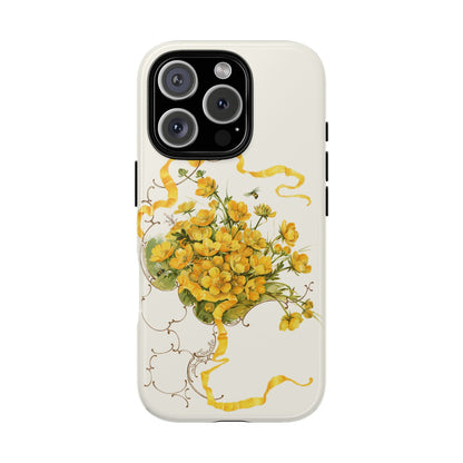 Golden Ribbon Bouquet | Tough Phone Case