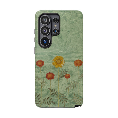 Sage Green Floral | Tough Phone Case