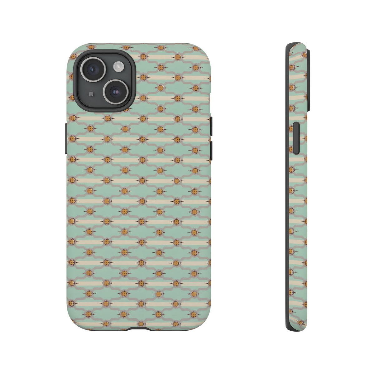Vintage Daisy Pattern | Tough Phone Case