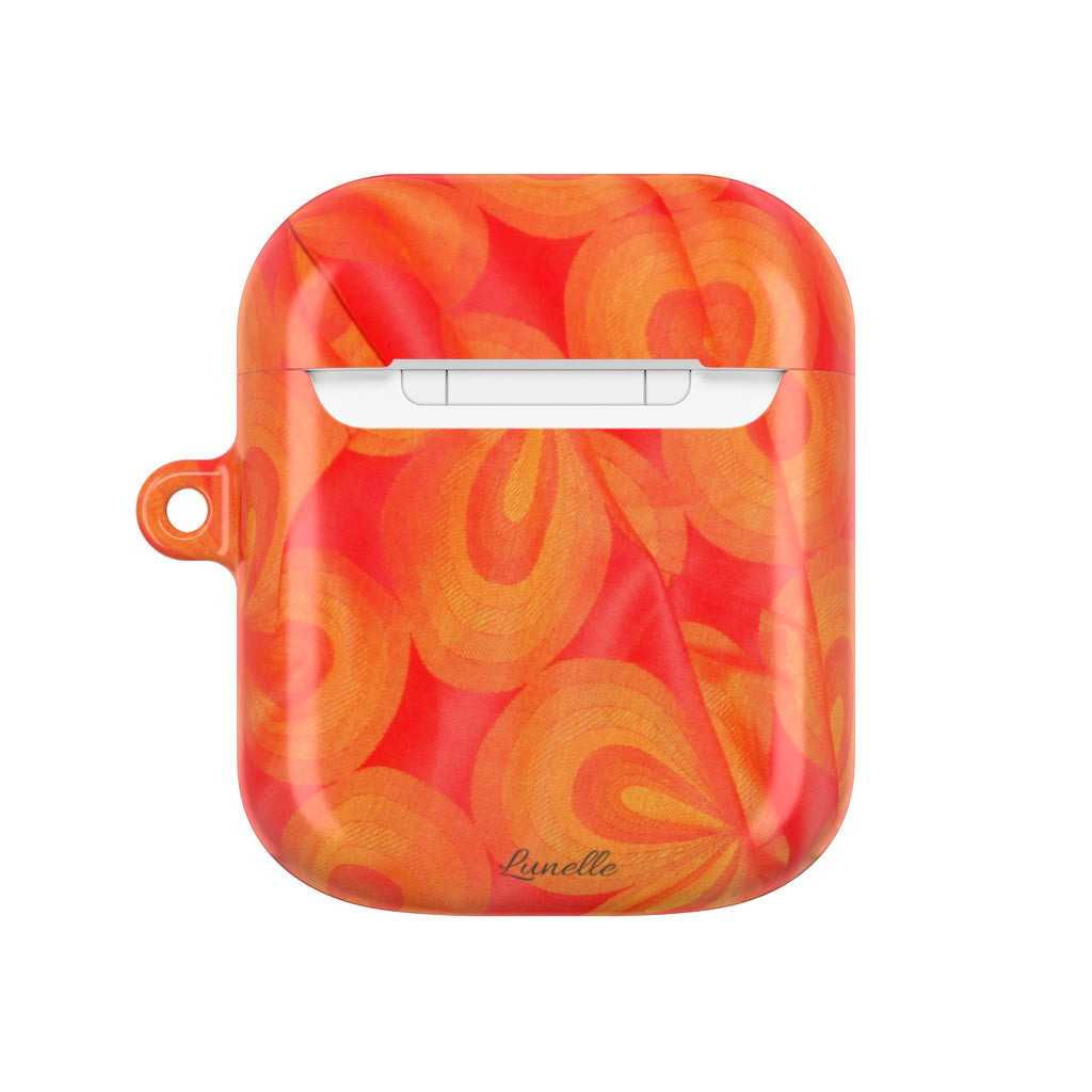 Retro Orange Swirl | AirPods Case