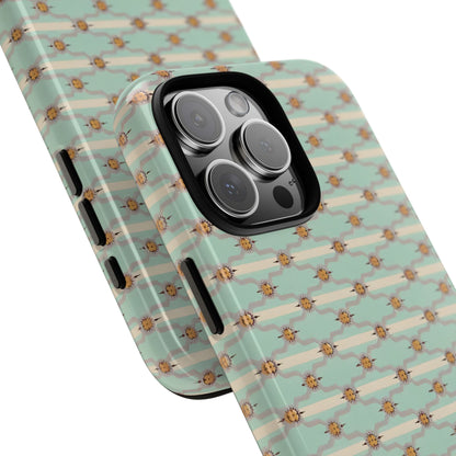 Vintage Daisy Pattern | Tough Phone Case