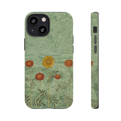 Sage Green Floral | Tough Phone Case