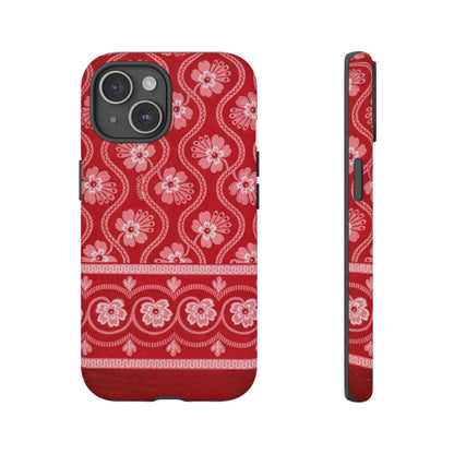 Crimson Floral | Tough Phone Case