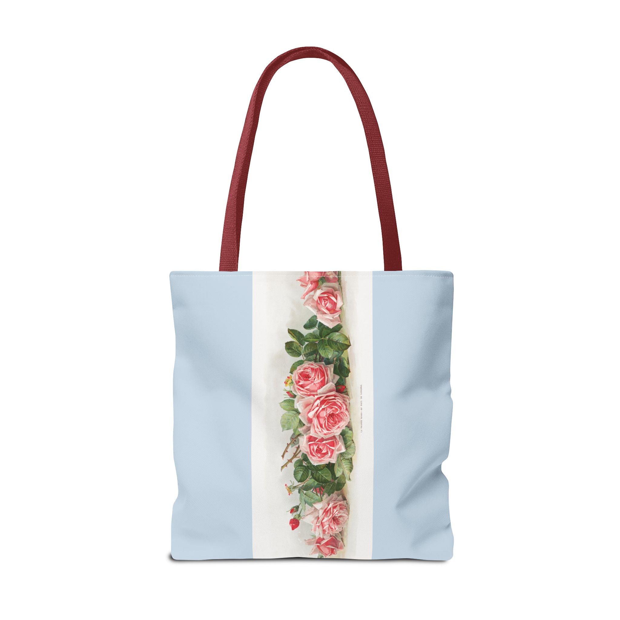 Vintage Rose Floral Tote Bag | Botanical Shopping Bag | Cottagecore Book Tote | Aesthetic Reusable Market Bag | Gift for Her