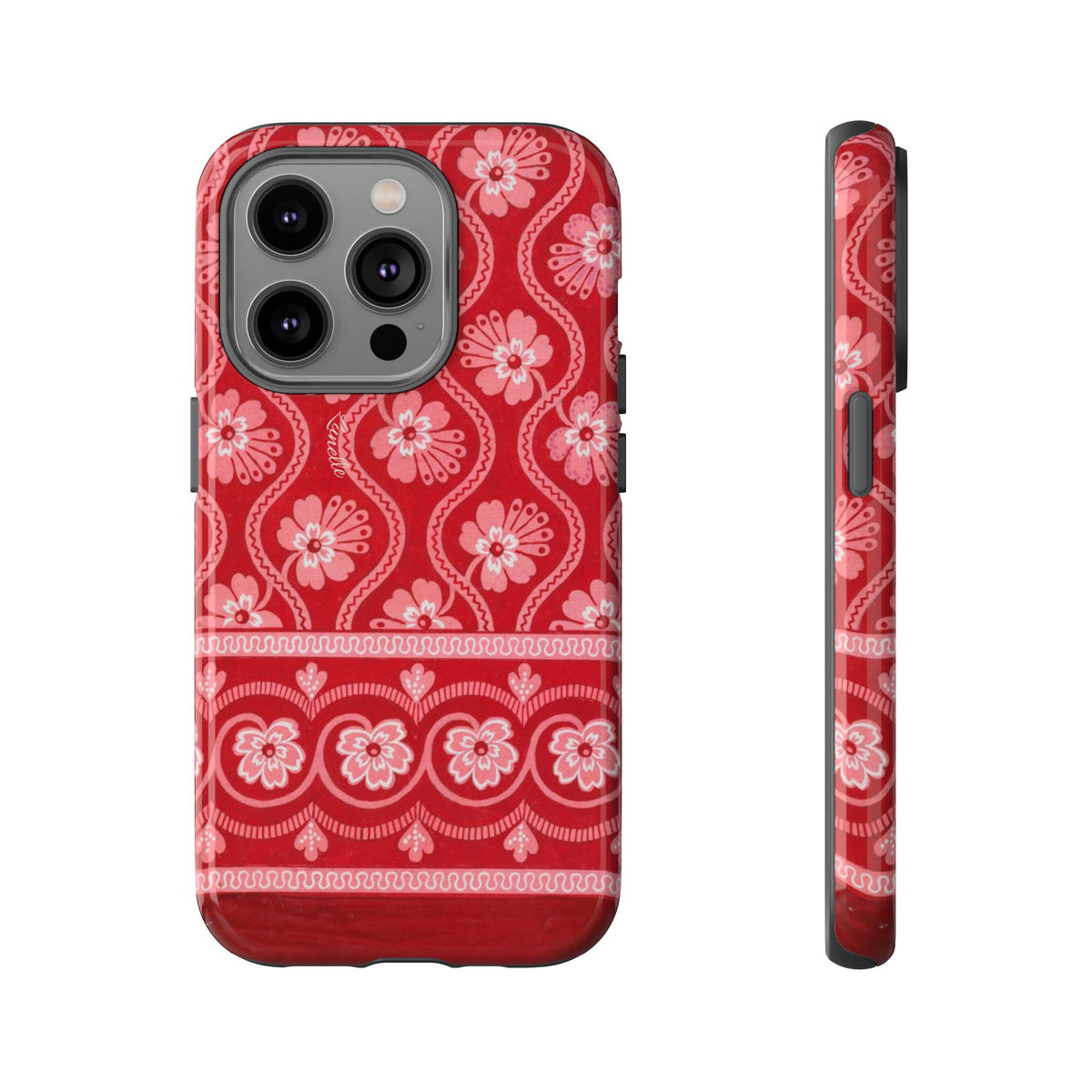 Crimson Floral | Tough Phone Case