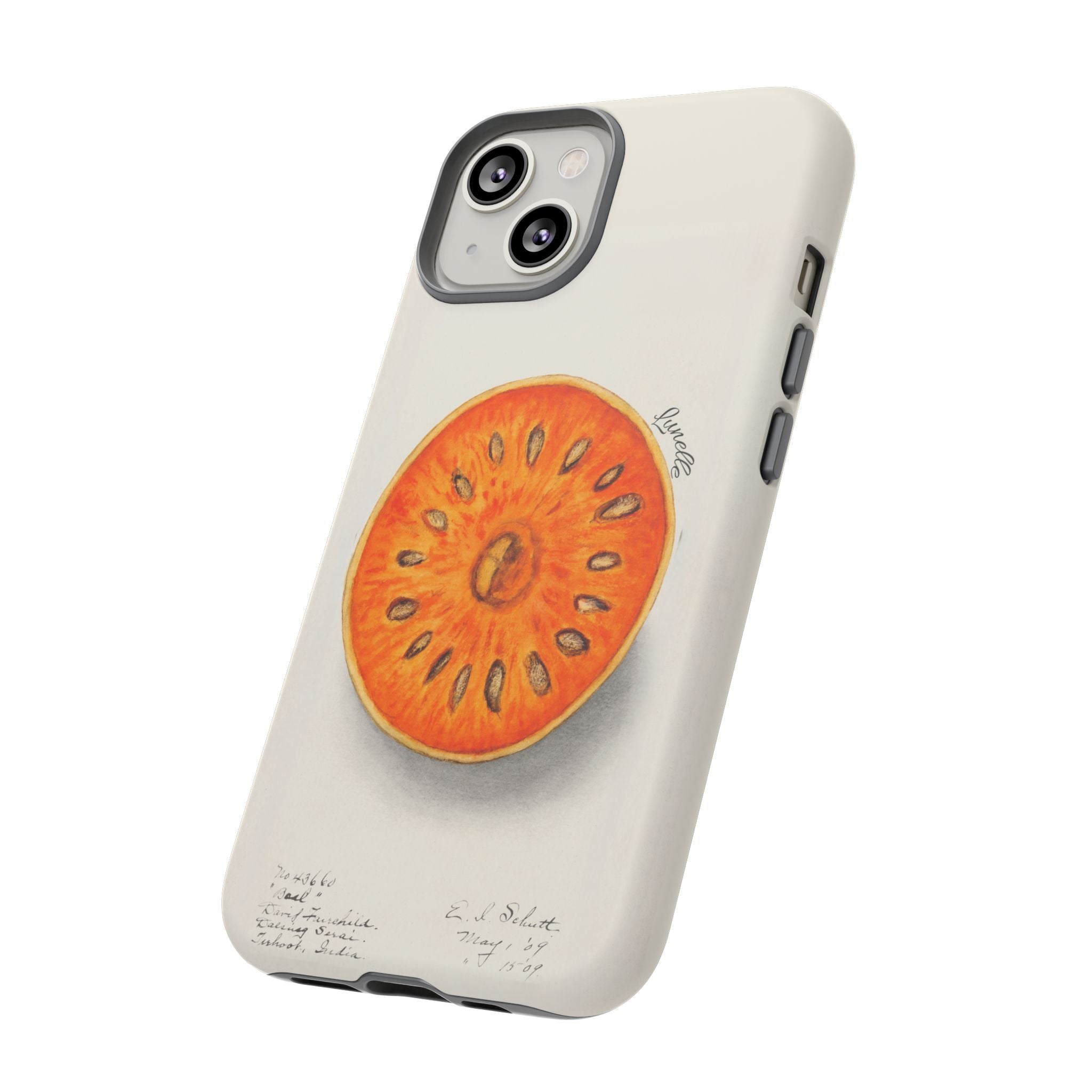 Vintage Botanical Orange Slice Tough Phone Case