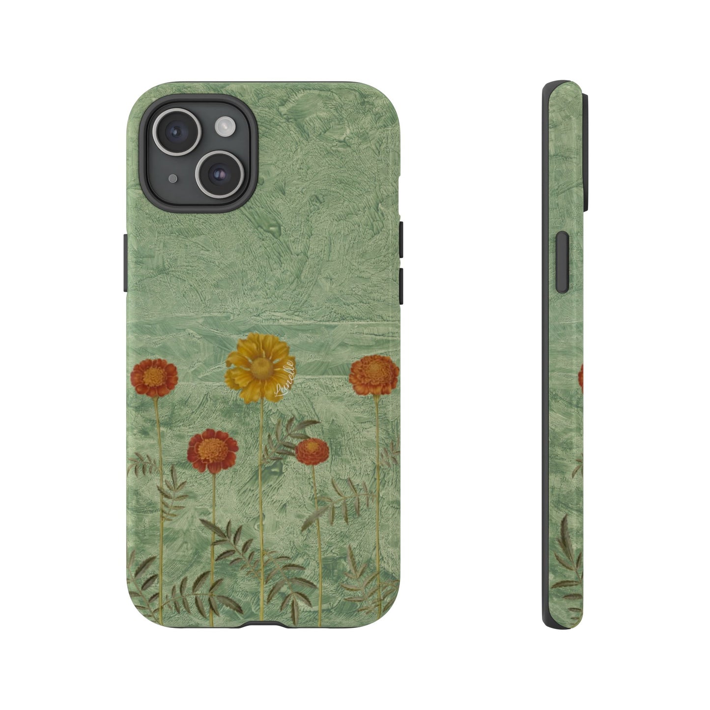 Sage Green Floral | Tough Phone Case