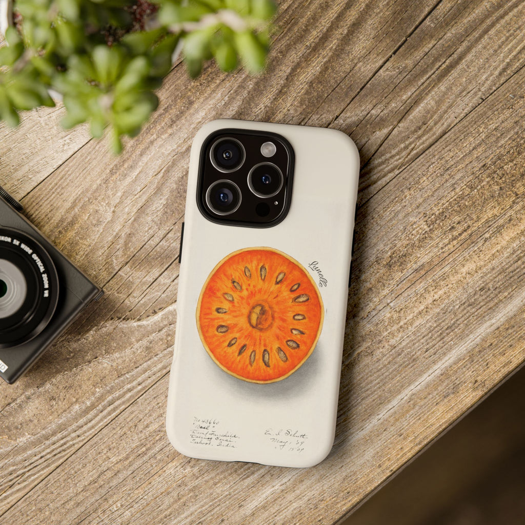 Vintage Botanical Orange Slice Tough Phone Case