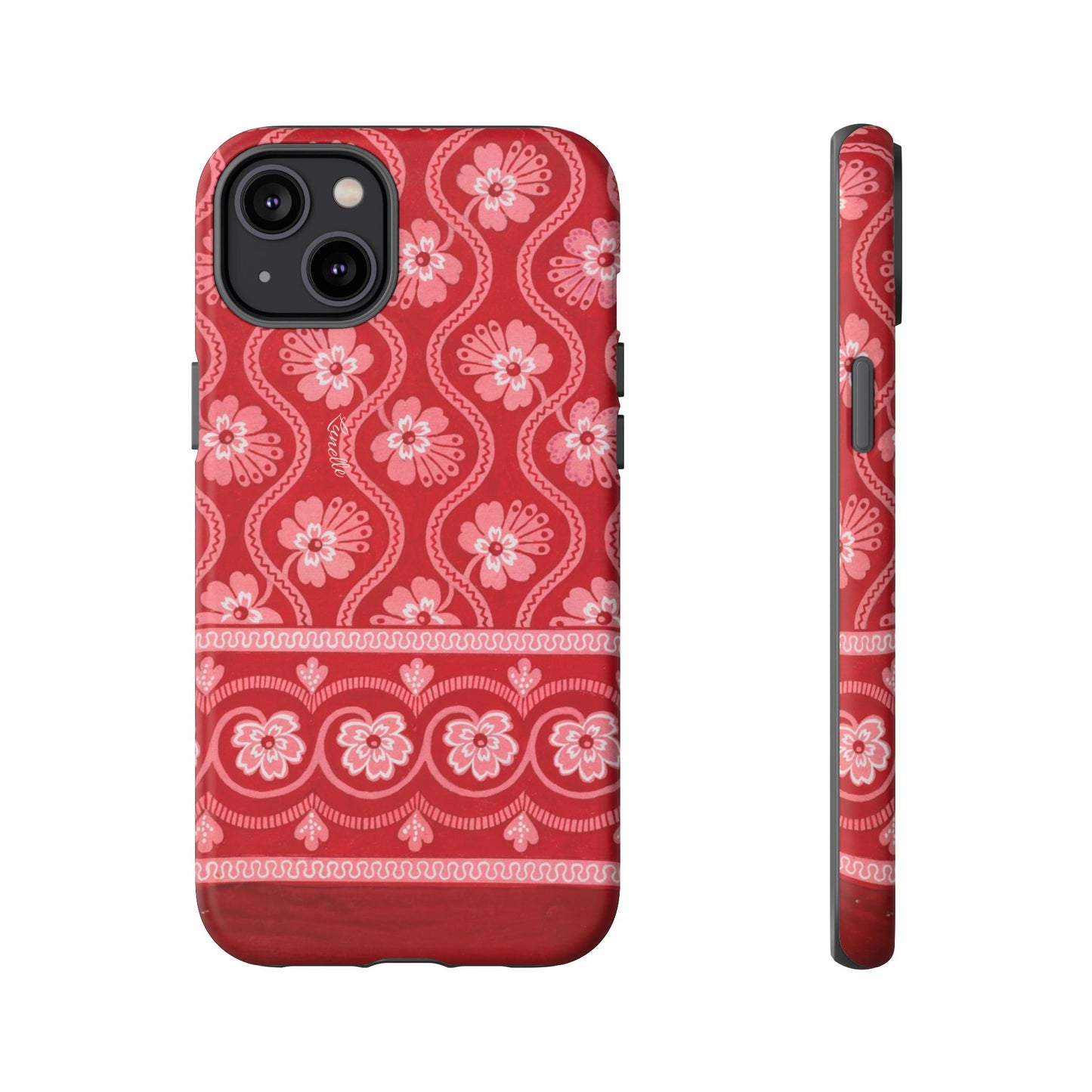 Crimson Floral | Tough Phone Case